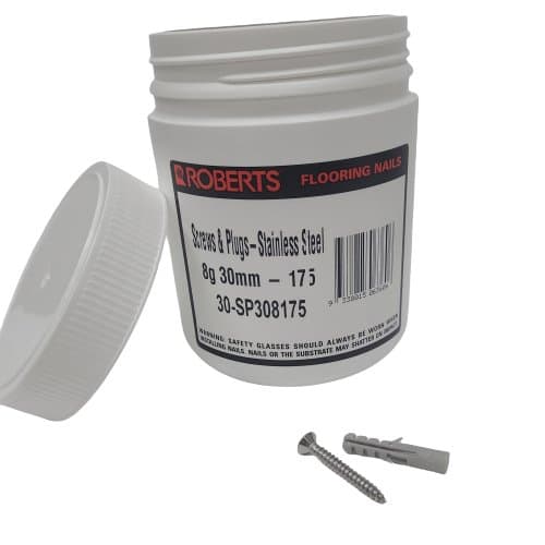 SCREWS&PLUG 30MM 175/BOX 8ga product image