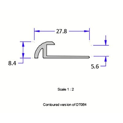 Tredsafe Curvable Floor Finishing Trim product image